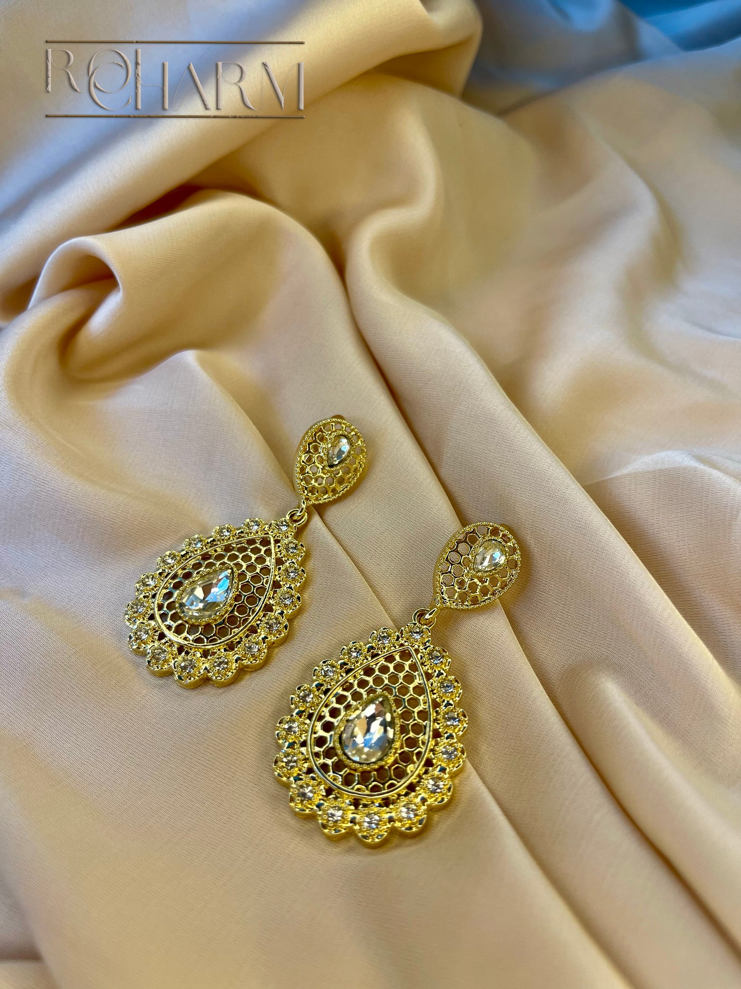 Moroccan Vintage white Earrings